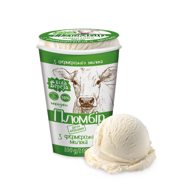 Пломбір з фермерського молока